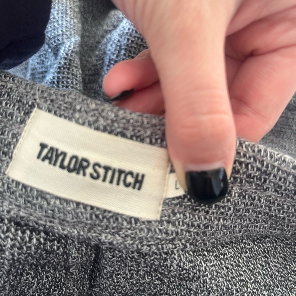 Taylor Stitch Charcoal Knit pant